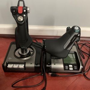 Logitech x52 Hotas professional controllers…Like New